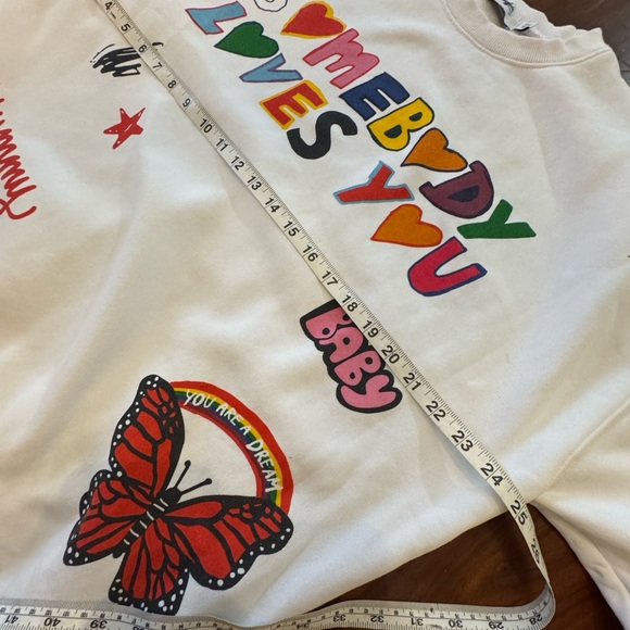 Colorful Graphic Women's Sweatshirt - Picture 10 of 13